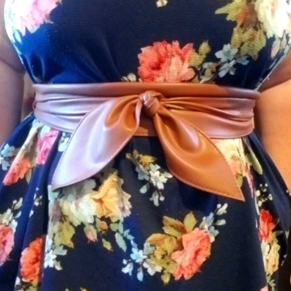 New Vegan Leather Smooth Coffee Wrap Corset Belt - Picture 14 of 16